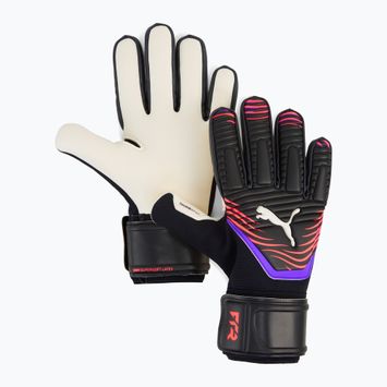 Brankářské rukavice  PUMA Future Pro Hybrid puma black/glowing red/purple glimmer