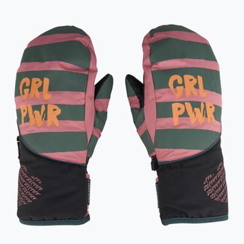 Dětské lyžařské rukavice ZIENER Liwani Aquashield PR Mitten rose blossom