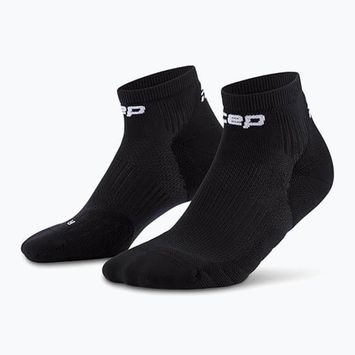 Dámské kompresní ponožky CEP Run Low Cut 5.0 black/lime