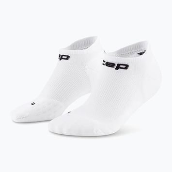 Pánské kompresní ponožky CEP Run No Show 5.0 white