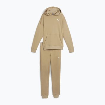 Dámská tepláková souprava PUMA Loungewear Suit TR prairie tan