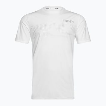 Koszulka do biegania męska PUMA Run Favorite Graphic white