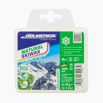 Lyžařský vosk HOLMENKOL Natural Ski Wax 2x35g 24003