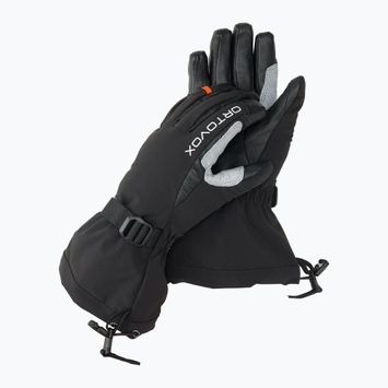 Pánské lyžařské rukavice  ORTOVOX Merino Mountain black raven