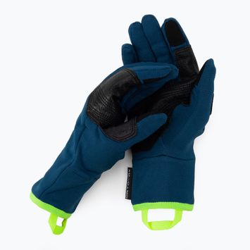 Pánské trekingové rukavice Ortovox Fleece Light blue 5636900008