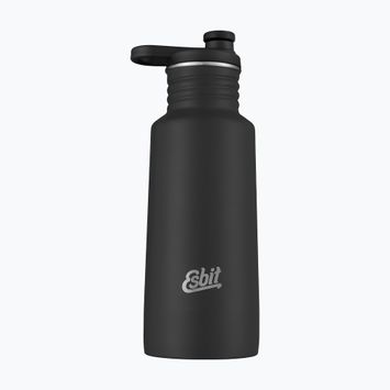 Cestovní láhev Esbit Pictor Stainless Steel Sports Bottle 550 ml black