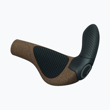 Gripy na řídítka  Ergon GP3 Evo Biokork brown/black
