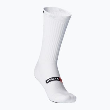Fotbalové ponožky T1TAN Grip Socks white