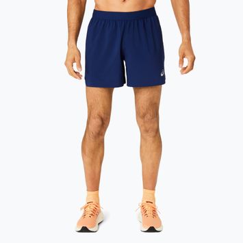 Pánské běžecké kraťasy  ASICS Road 2-N-1 5IN blue expense / birch