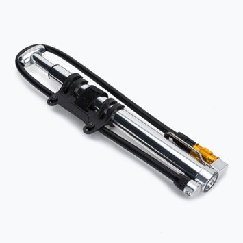 Ruční pumpa na kolo LEZYNE MICRO FLOOR DRIVE HP ABS 160psi stříbrná LZN-1-MP-MFDR-V2HP