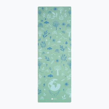 Podložka na jógu Yoga Design Lab Green Earth 3.5 mm green