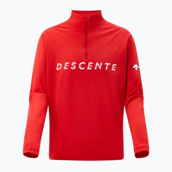 Pánská mikina  Descente Chest Logo T-Neck electric red