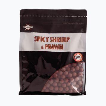 Dynamite Baits Spicy Shrimp Prawn hnědé kaprové boilies ADY040966