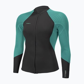 Dámská neoprenová bunda O'Neill Hyperfreak 2/1,5 mm Front Zip Jacket hx3 raven/opal