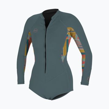 Dámský plavecký neopren O'Neill Bahia 2/1 Front Zip Short Spring shade/ arta geo/ shade