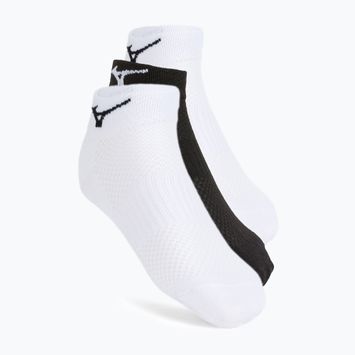 Tenisové ponožky Mizuno Training Mid 3P bílé/černé 67XUU95099
