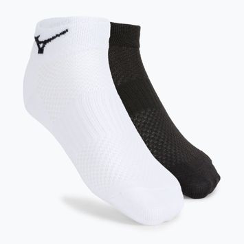 Tenisové ponožky Mizuno Training Mid 3P bílé/černé 67XUU95099