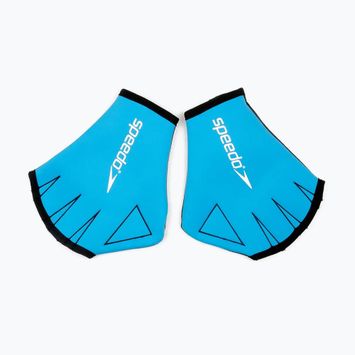 Modrá plavecká pádla Speedo Aqua Glove