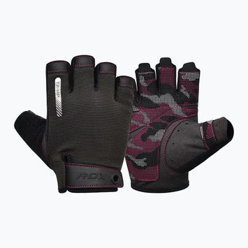 Tréninkové rukavice RDX T2 Half pink