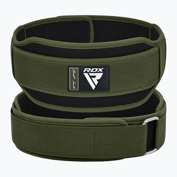 Vzpěračský pás  RDX Rx5 Weightlifting Belt army green