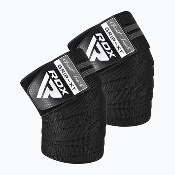 Chrániče kolen  RDX KR11 Gym Knee Wrap black/grey