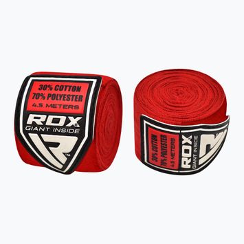 Boxerské bandáže RDX HWX-RR+ červené