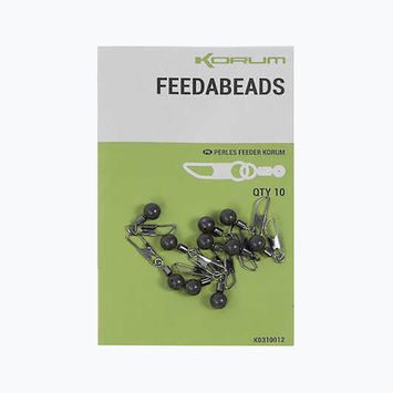 Korum Feedabeads methode safety pins black K0310012