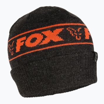 Zimní čepice Fox International Collection Beanie black/orange
