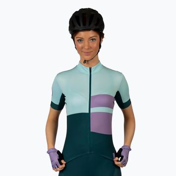Dámský cyklistický dres Endura FS260 Print S/S violet
