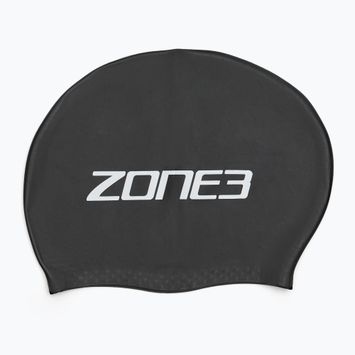 Plavecká čepice ZONE3 Long Hair black