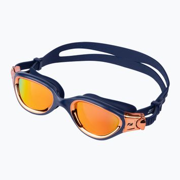 Plavecké brýle ZONE3 Venator-X navy/copper/polarised revo gold