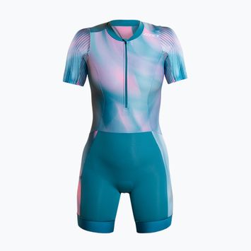 Dámská triatlonová kombinéza ZONE3 Activate+ Trisuit print