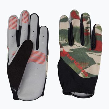Pánské cyklistické rukavice Endura Hummvee Lite Iconed tweed green