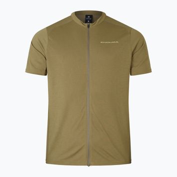 Pánský cyklistický dres Endura Loop Zipped tweed green