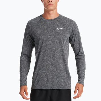 Pánské tréninkové tričko s dlouhým rukávem Nike Heather black NESSA590-001