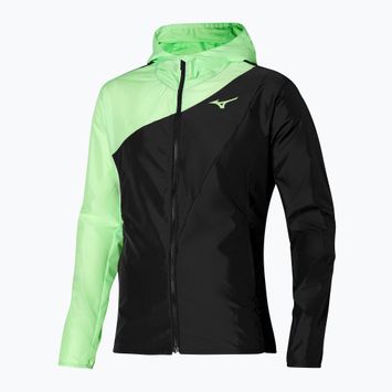 Pánská tenisová bunda Mizuno Release Hooded Jacket techno green/black