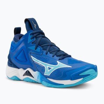 Pánské volejbalové boty  Mizuno Wave Momentum 3 Mid mugen blue/white/estate blue