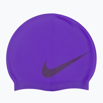 Nike Big Swoosh fialová plavecká čepice NESS8163-593