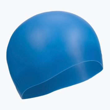 Nike Silikonová plavecká čepice s dlouhými vlasy Blue NESSA198