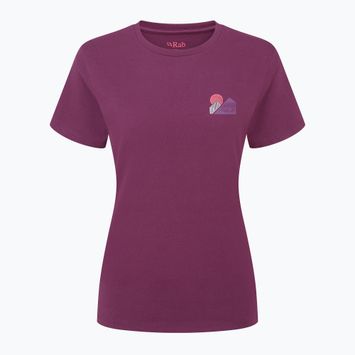 Dámské tričko Rab Tuku Vista Tee mulberry