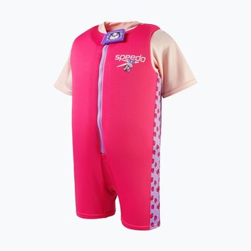 Speedo Dětský plovací oblek s potiskem růžový 8-1225814683
