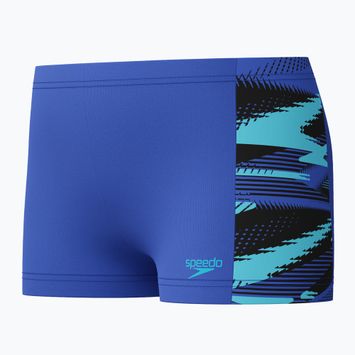 Dětské boxerky Speedo HyperBoom Panel Aquashort cobalt pop