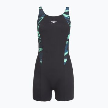 Dámské jednodílné plavky Speedo HyperBoom Splice Legsuit dark teal