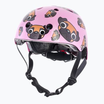 Dětská helma na kolo Hornit  Pug pink/brown