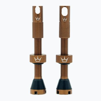 Sada ventilků Peaty's X Chris King MK2 Presta 42 mm bourbon