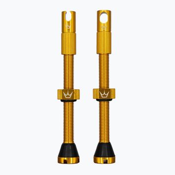 Sada ventilků Peaty's X Chris King MK2 Presta 60 mm gold