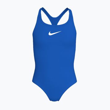 Dětské jednodílné plavky Nike Essential Racerback blue crystal