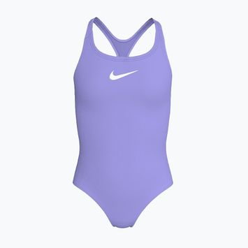 Dětské jednodílné plavky Nike Essential Racerback light thistle