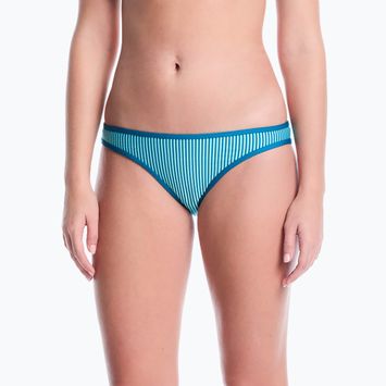 Spodní díl plavek Nike Ripple Texture Hipster Bikini bleached turquoise