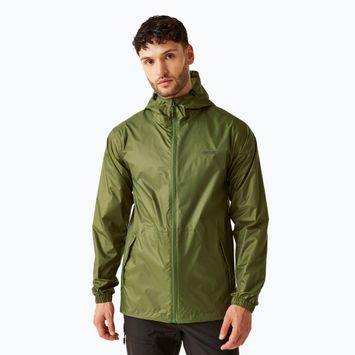 Pánská bunda do deště REGATTA Pack-It III nephrite green
